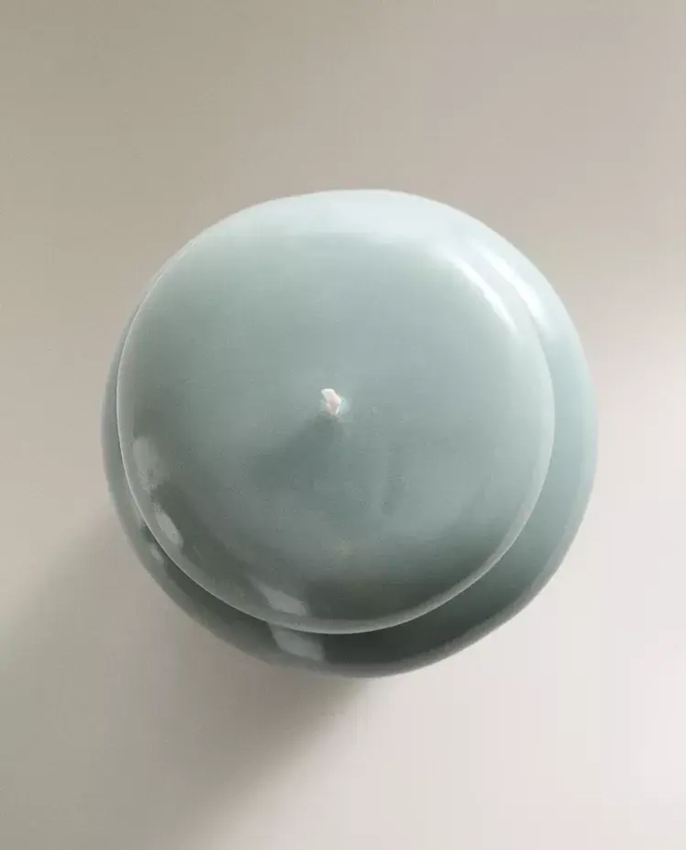 ZARA HOME ФИГУРНАЯ СВЕЧА «КАМНИ», СИНИЙ