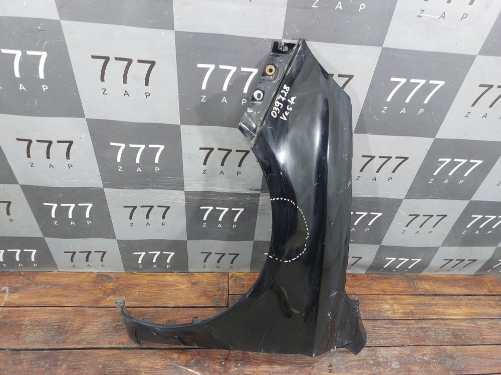 Крыло переднее левое LADA Vesta 15-нв Б/У Оригинал 8450039382