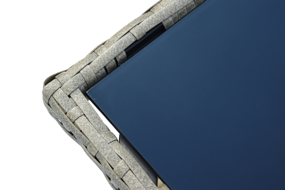 Набор мебели Garden Story Лондон 1 уп. (стол+2кресла+диван ротанг серо-бежевый, подушки бежевые)