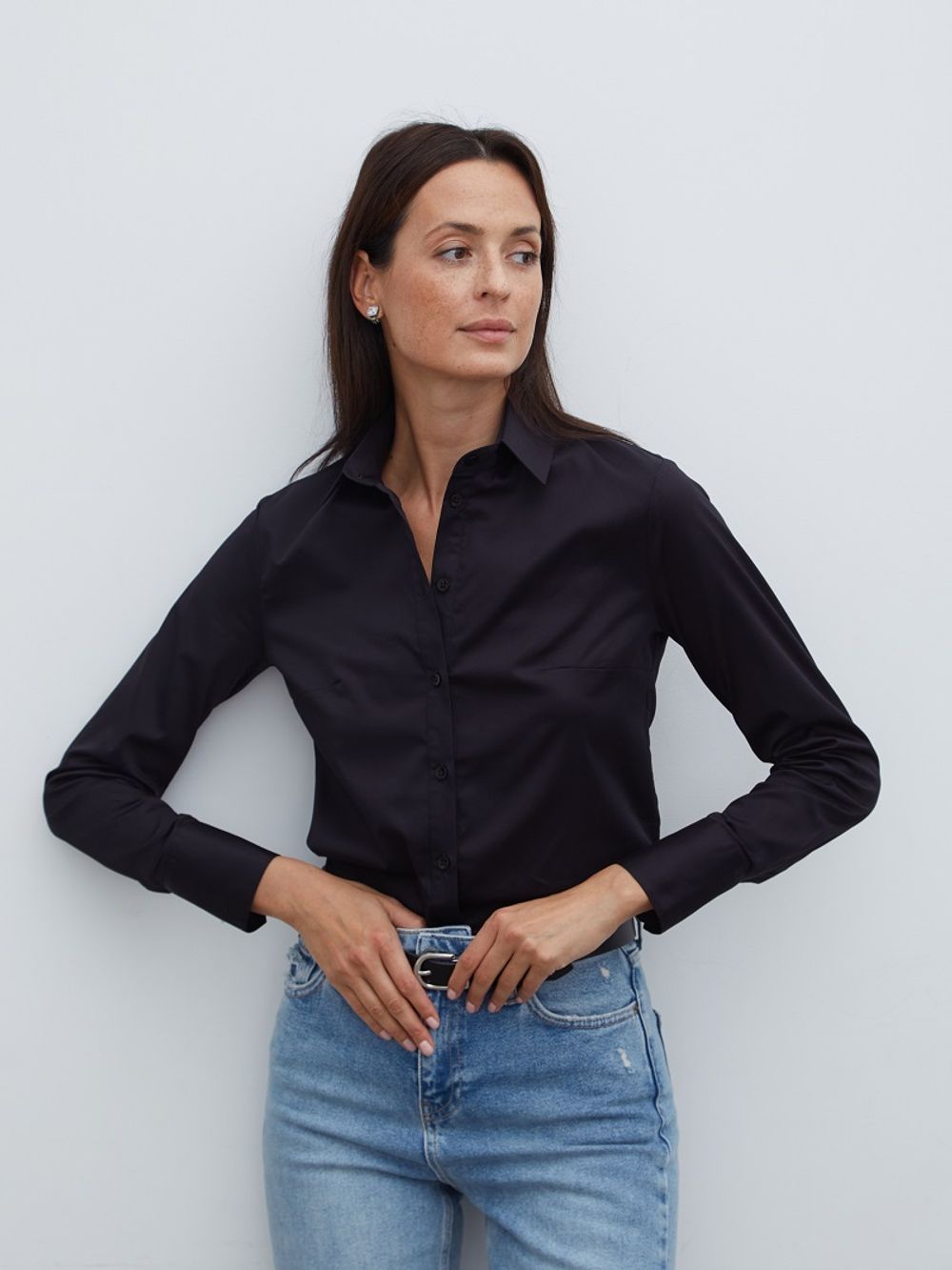 Рубашка Москва чёрная