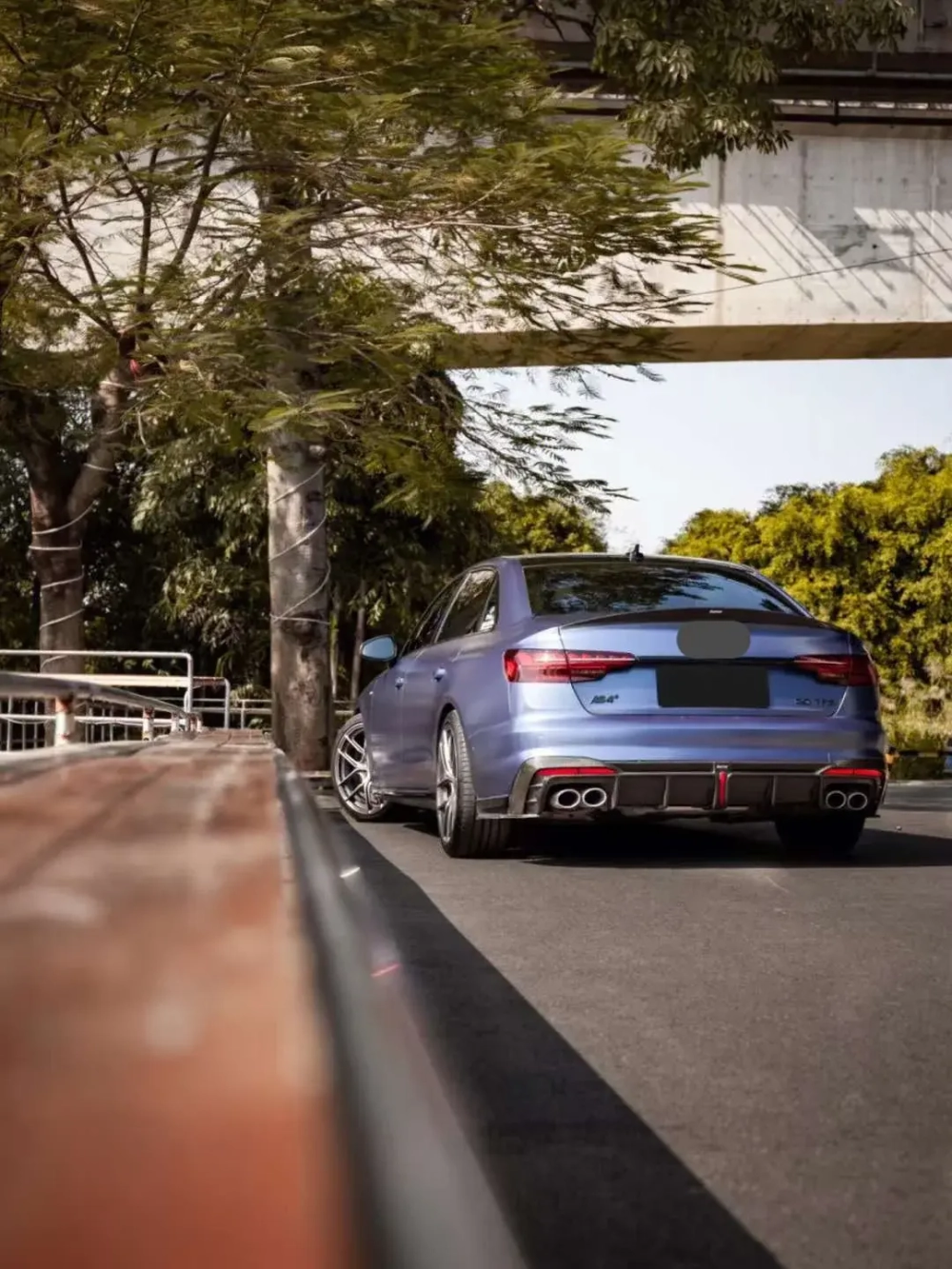 Карбоновый диффузор для AUDI S4 2020-2025+ B9.5 Ауди обвес