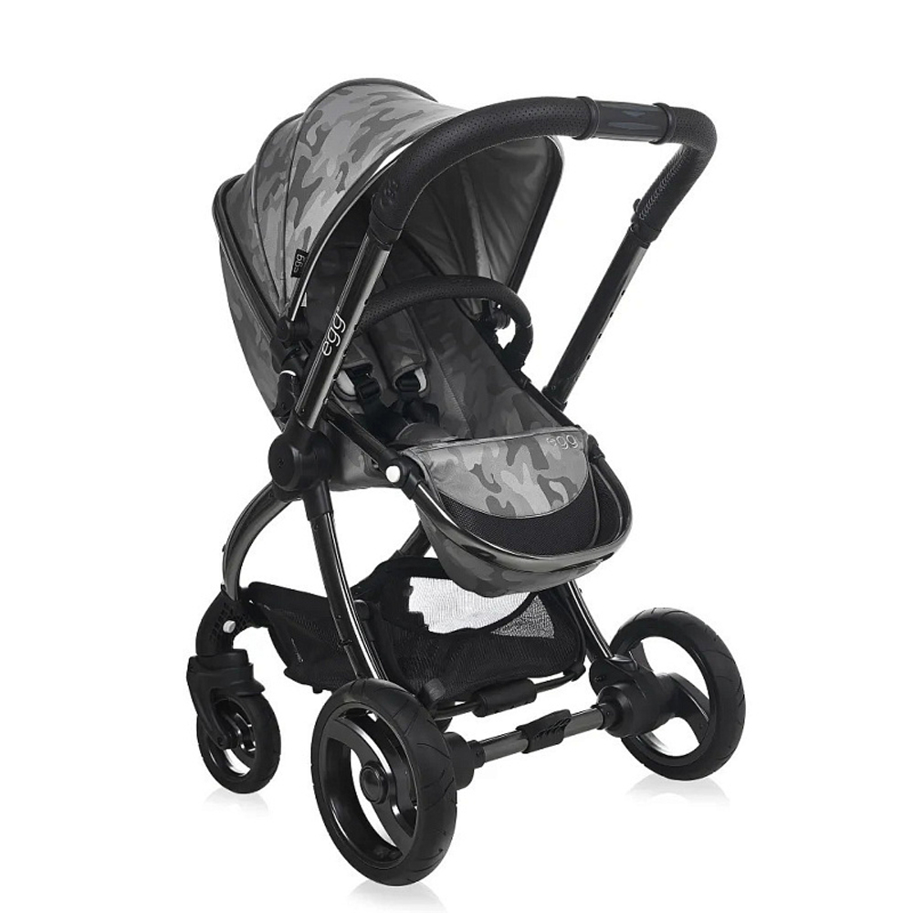 Прогулочная коляска Egg Camo Grey & Anodised Chassis