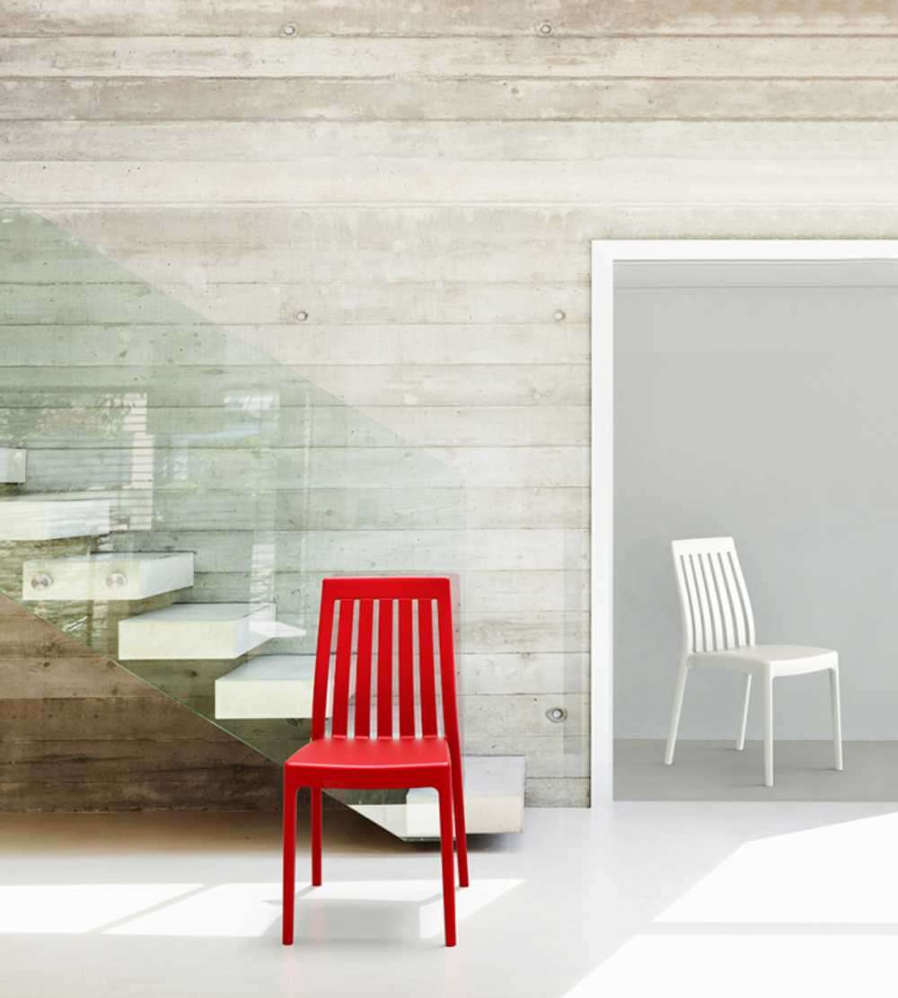 Стул пластиковый Siesta Contract Soho, красный