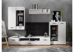 ТВ-тумба Shine 200 белая / белый глянец