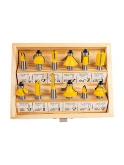 Набор фрез 12 шт для декоративного применения Gigant GC-0075