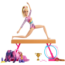 Barbie - Кукла-гимнастка + 14 аксессуаров HRG52 / артикул   HRG52  / GTIN 194735175895