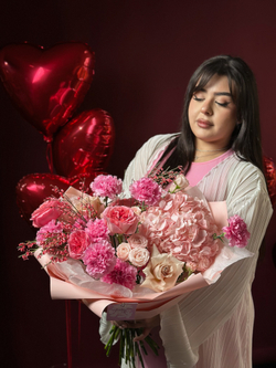 Авторский букет «Нежное признание»