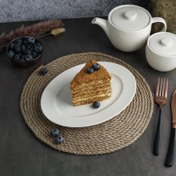 Блюдо овальное 24*18 см h2 см Fine Plus Noble [1]