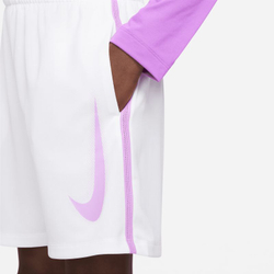 Шорты для мальчика теннисные Nike Dri-Fit Multi+ Graphic Training Shorts - white/rush fuchsia/rush fuchsia