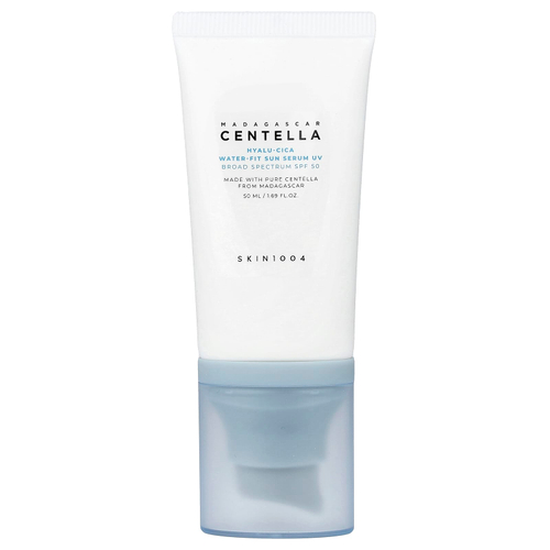 SKIN1004, мадагаскарская готу кола, Hyalu-Cica Water-Fit, солнцезащитная сыворотка, SPF 50, 50 мл (1,69 жидк. унции)