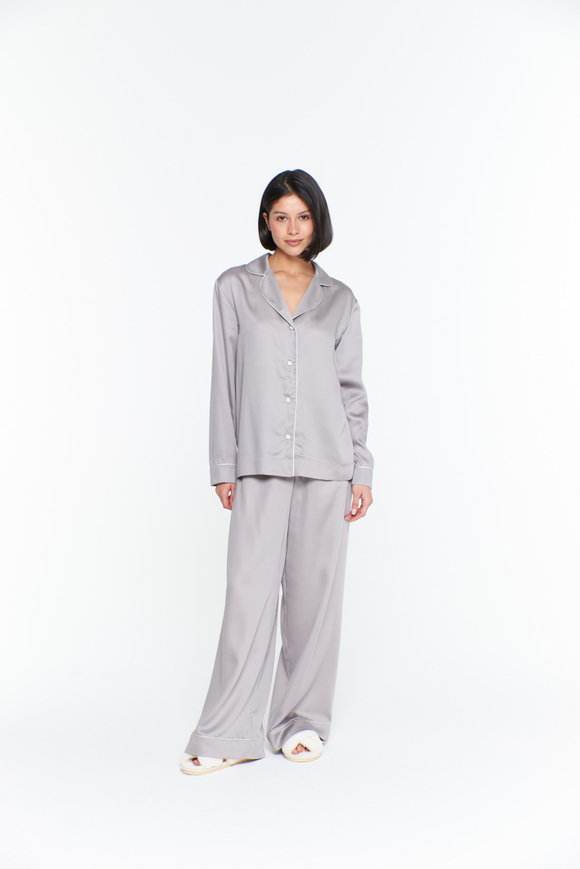 Пижама из тенселя с кантом - размер S