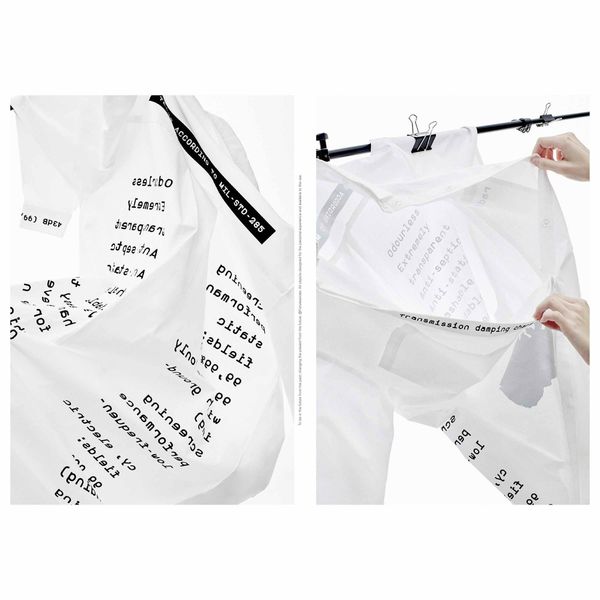 Рубашка-платье Futureisnown Media Radiation Damping shirt Белая - фото 11