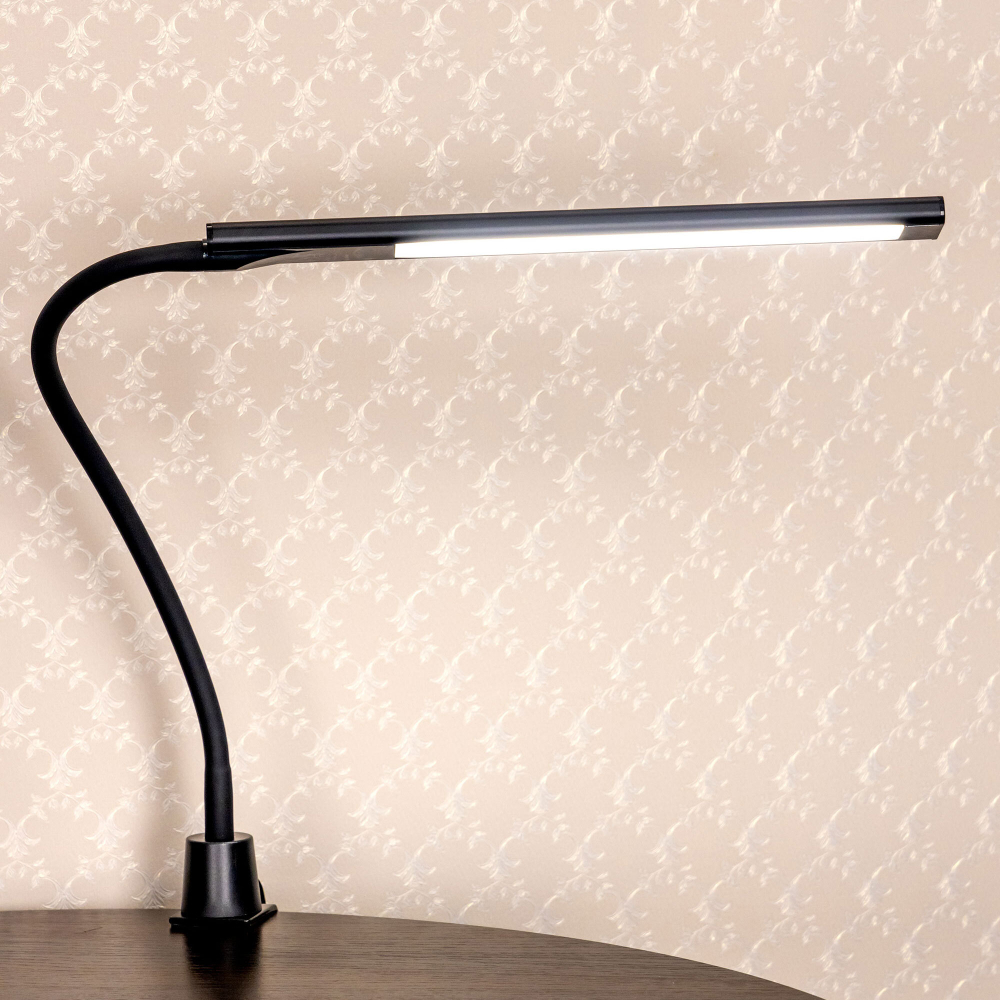 Citilux Рио CL803091N Настольная лампа гибкая на струбцине Чёрная
