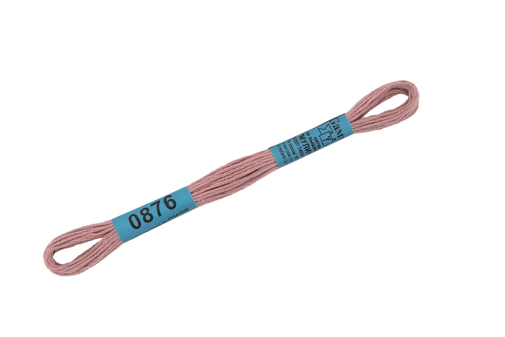 Мулине "Gamma", 100% хлопок, 8 м, №0876