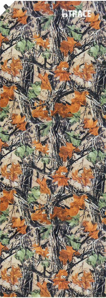 Самонадувающийся камуфляжный коврик BTrace Basic Camo 5 [M0203] 188х66х5