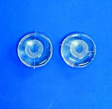 Носоупор парный силиконовый на защелке L041 круглый (11 мм), 10 пар