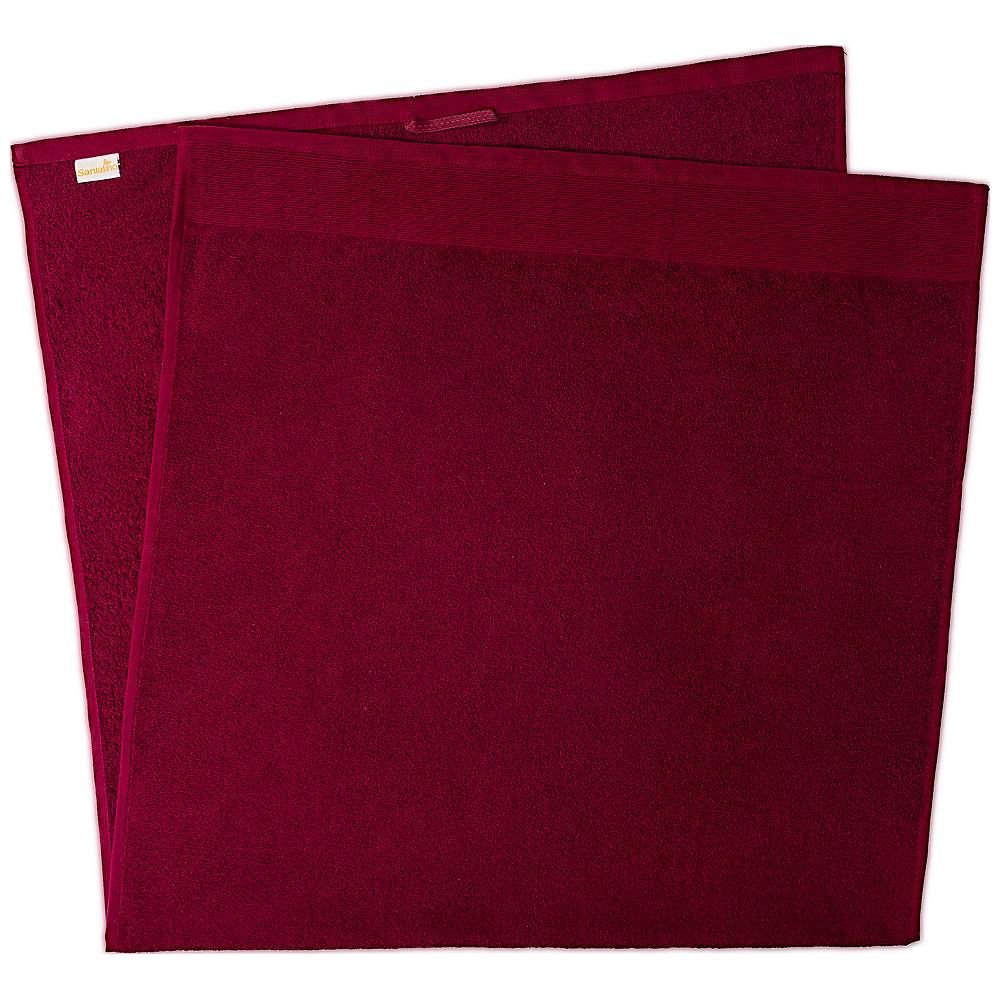 ПОЛОТЕНЦЕ МАХРОВОЕ С БОРДЮРОМ 140*70СМ, В УПАКОВКЕКЕ, 100% Х\Б, ПЛ 450 Г/М2 , ФУКСИЯ