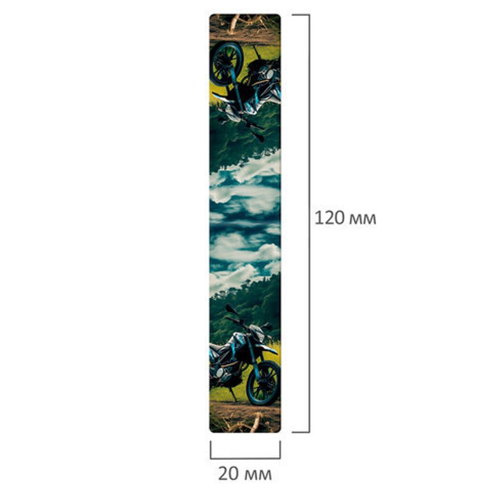 Закладки для книг МАГНИТНЫЕ, "BOYS", комплект 12 штук, 60x20 мм, FUNSTER (ФАНСТЕР), 116656