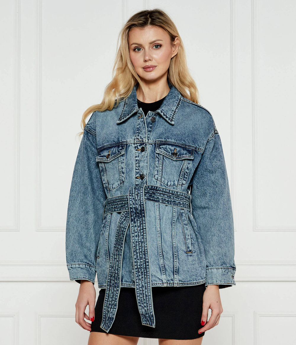 Джинсовая куртка ICON_1 HUGO - голубой(50530298)