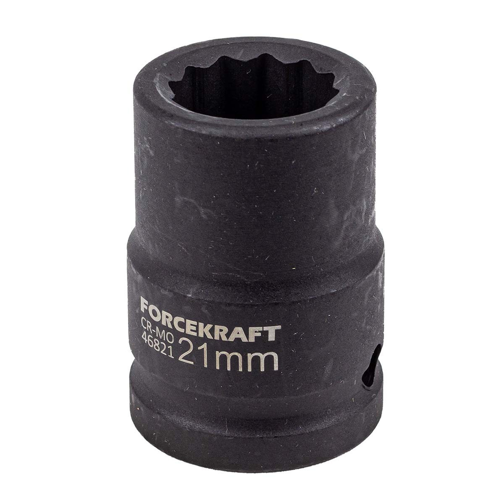 Головка ударная 21мм 3/4''12гр. FORCEKRAFT FK-46821