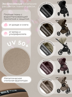 Sweet Baby Прогулочная коляска SBL Elegante D Beige