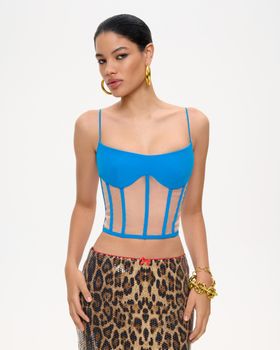 Юбка мини из пайеток с леопардовым принтом