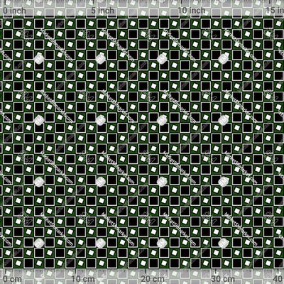 Кубики черно-белые на зеленом by Comfylana 612 DPI