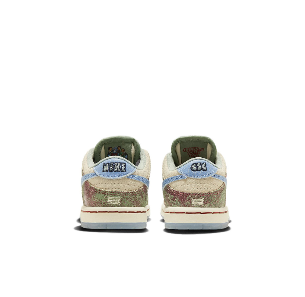 Детские кроссовки Nike SB Dunk Low x Crenshaw Skate Club TD FQ8205-300