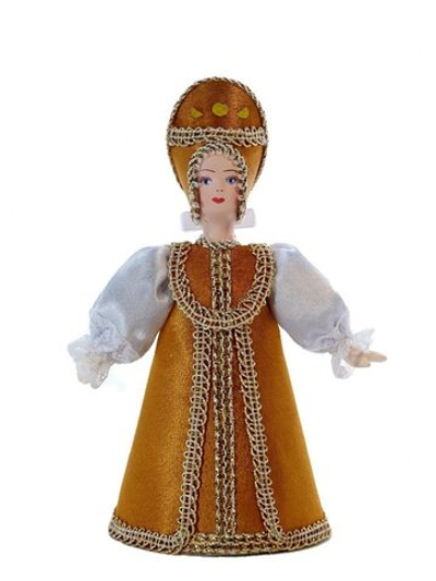 Кукла коллекционная женщина в русском костюме.