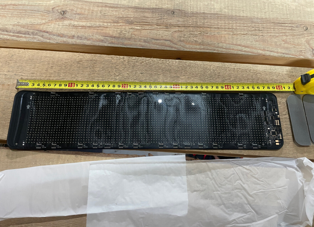 492 мм / Светодиодный гибкий LED экран для авто 492 x 110 x 0,6 мм (1 шт.)