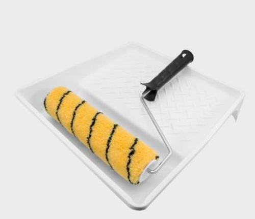 Набор  Валик Полиакрил Тигр 180мм, бюг.6, ворс11мм +ван.32*35см  ''Универсальный 180'' /670-5180