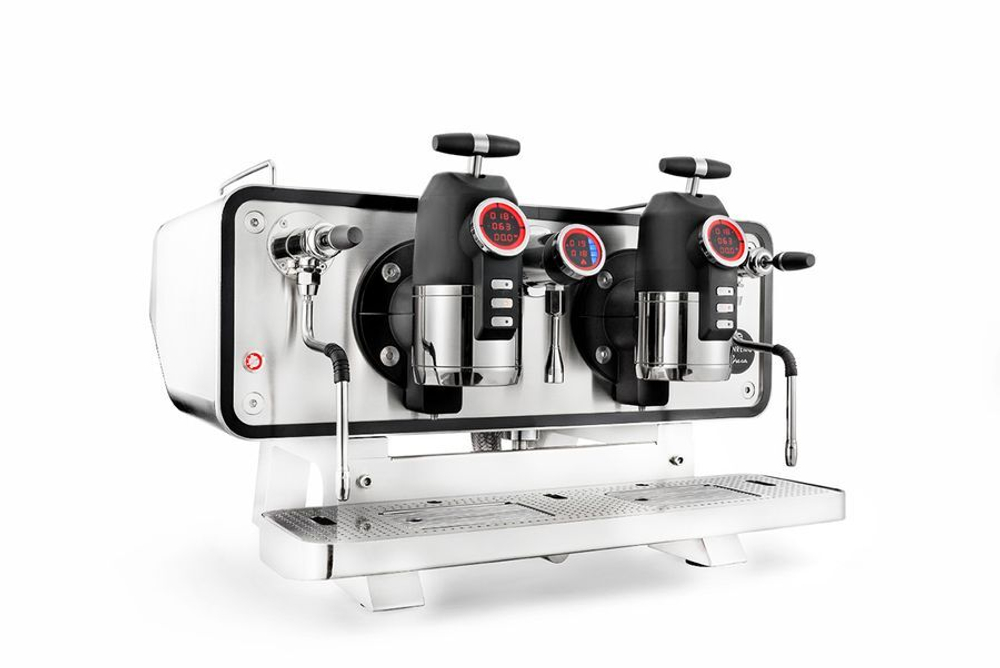Кофемашина Sanremo Opera 2 низкие гр. стальная-белая