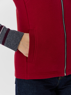 Жилет с начесом на молнии