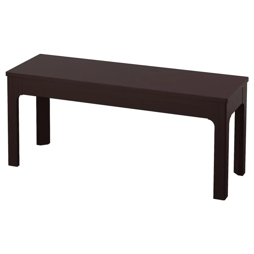 Скамейка - IKEA EKEDALEN/ЭКЕДАЛЕН ИКЕА, 45х105х36 см, темно-коричневый