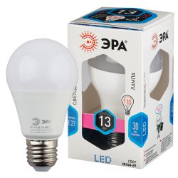 Лампа светодиодная ЭРА STD LED A60-13W-840-E27 13Вт груша нейтральный белый свет Е27