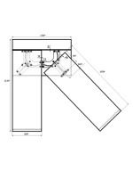 Механизм поворота для углового дивана П-90, 1 шт