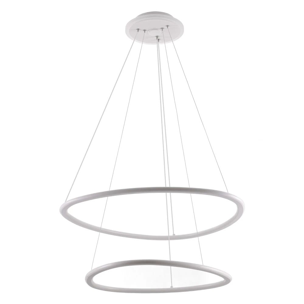 Citilux ТRIO CL215B060E LED Люстра подвесная с пультом Белая