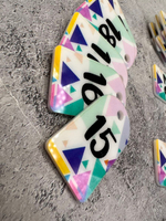 Номерки для ключей акрил 3х5 см