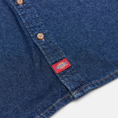 Рубашка мужская Dickies Lightweight Denim Shirt артикул:DK0A88GY0DD1 - купить в магазине Дайс