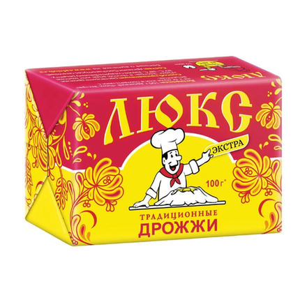 Дрожжи прессованные Люкс Экстра, 100г 