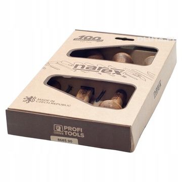 Резцы с грибовидной ручкой + нож (6 шт.) Narex 868500