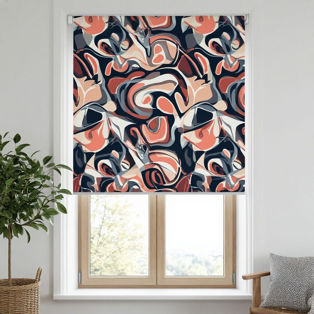 Рулонная штора стандартная тканевая Альфа