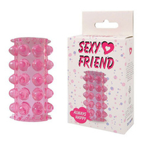 Открытая розовая насадка 6,4см на фаллос Bior Toys Sexy Friend SF-70184