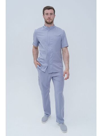 Брюки медицинские мужские спецодежда TZ610-GRY