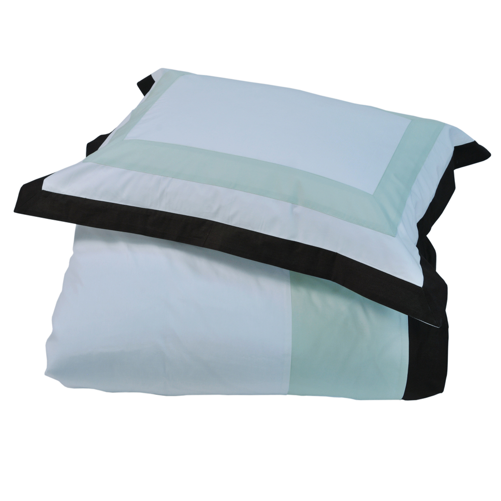 Постельное белье 2 спальное евро макси Casual Avenue Soho Frame светло-зеленое