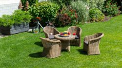 "Равенна" кресло детское плетеное, цвет соломенный