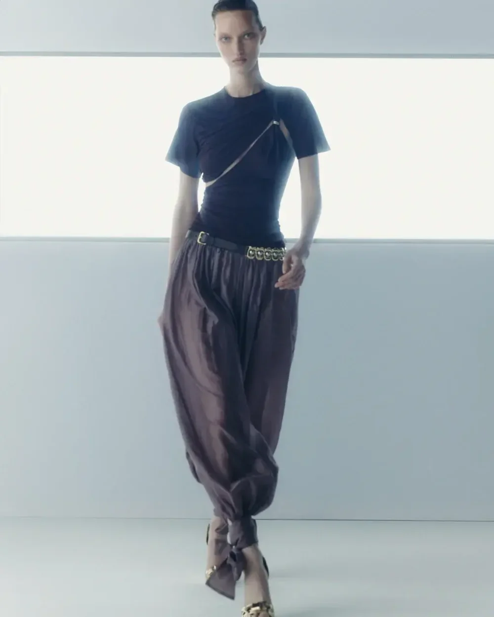 Брюки Лея с бантами