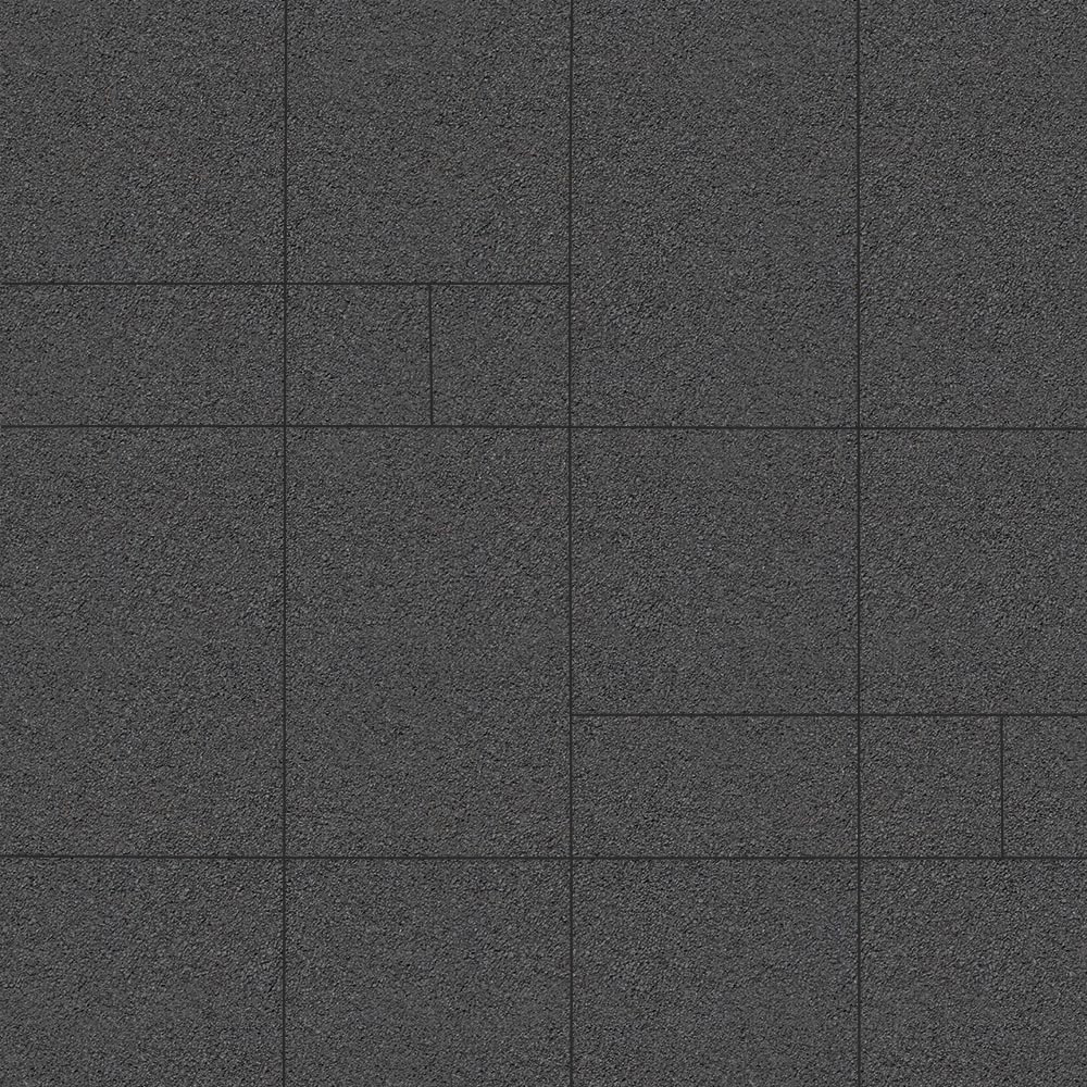 Тротуарная плитка ГРАНДО - Гранит Серый, комплект из 4 видов плит