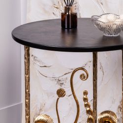 Столик декоративный Блюм Коричневый Бронза