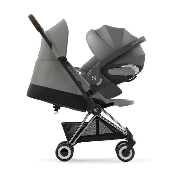 Прогулочная коляска Cybex Coya Mirage Grey Chrome